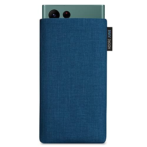 Adore June Classic Blu-Oceano Custodia Compatibile con Galaxy S23 (c3x)