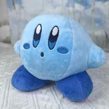 Blue Kirby 5.5" Plush Toy Switch Game Forgotten Land Teddy Super Smash Bros Doll