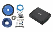 Kicker 48KXMA4002 400W Class-D 2-Channel Marine Amplifier w/ Free 8 AWG Amp Kit
