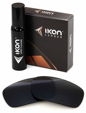Polarized IKON Replacement Lenses For Oakley Straightlink - Black