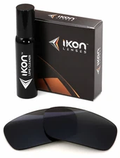 Polarized IKON Replacement Lenses For Oakley Straightlink - Black