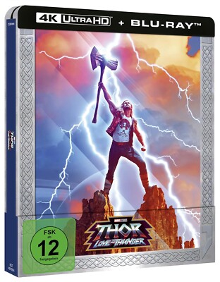 Thor - 4 - Love And Thunder (2022)[4K UHD Blu-ray & Blu-ray Steelbook/NEU/OVP]