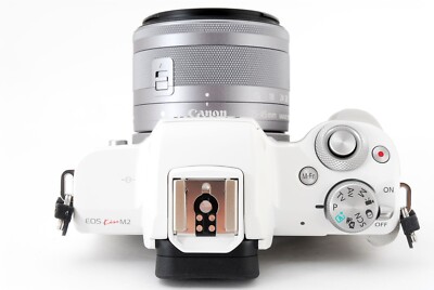 Canon EOS M50 Mark II/Kiss M2 24.1MP White 15-45mm [Exc+++] w/Box