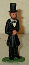 CIVIL WAR UNION LINCOLN 54MM BY PLASTIC UNDER GROUND