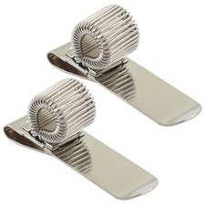 Hordion 12PCS Metal Pen Holder Clip, Spring Loop Pencil Transverse Style
