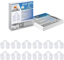 Nose Vent Sinus Relief Dilator Pack of 12 Medium Size Soft Vents - a Simple S