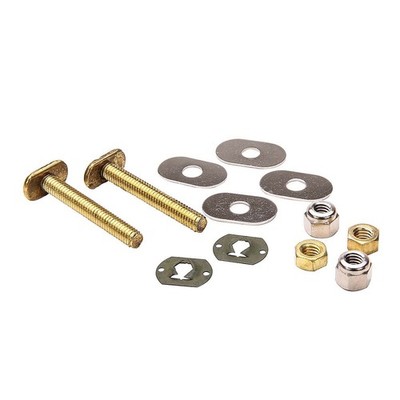 PPG 40521 for PlumbMaster Solid Brass Closet Bolt With Oval Washer (Pair), 1