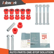 Labwork Golf Cart Rear Leaf Spring Bushings Kit For EZGO TXT 1994-Up Screws Nuts