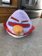 Angry Birds Space Chuck Lazer 5" Plush VGUC NO SOUND minor wear on cape