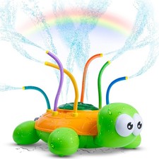 Water Sprinkler for Kids, Toddler Outdoor Toys - Backyard Spinning Turtle Kids