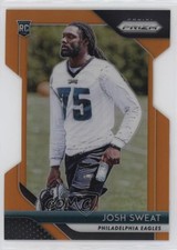 2018 Panini Prizm Rookie Orange Prizm 181/249 Josh Sweat #275 jg5
