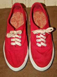 Girls Child Red Sneakers - 1  1/2 M