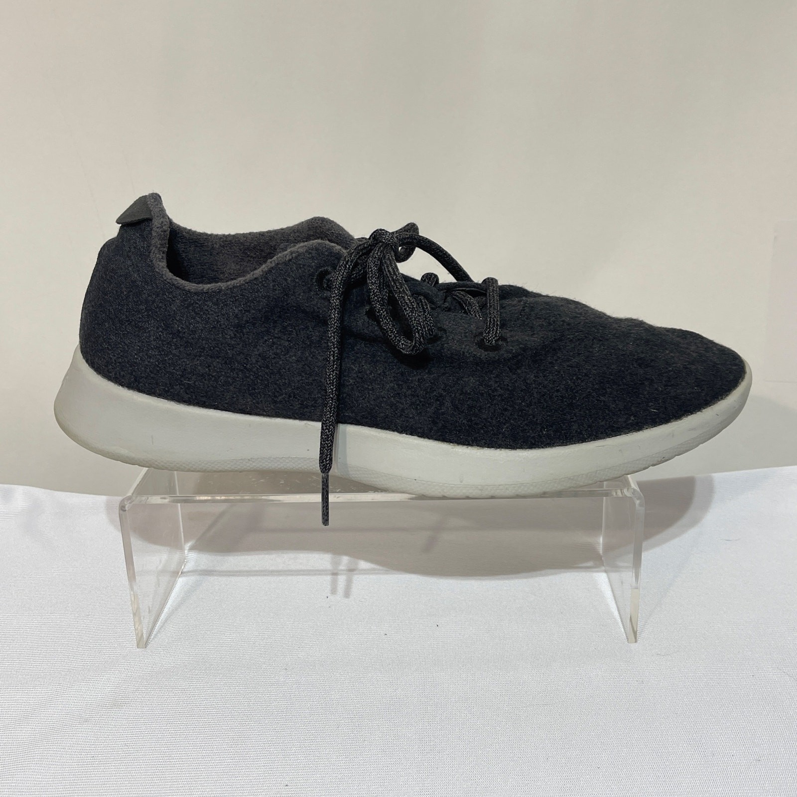 SAOLA Scarpe da corsa Allbirds lana uomo taglia 11 grigio scuro corpo morbido sneakers