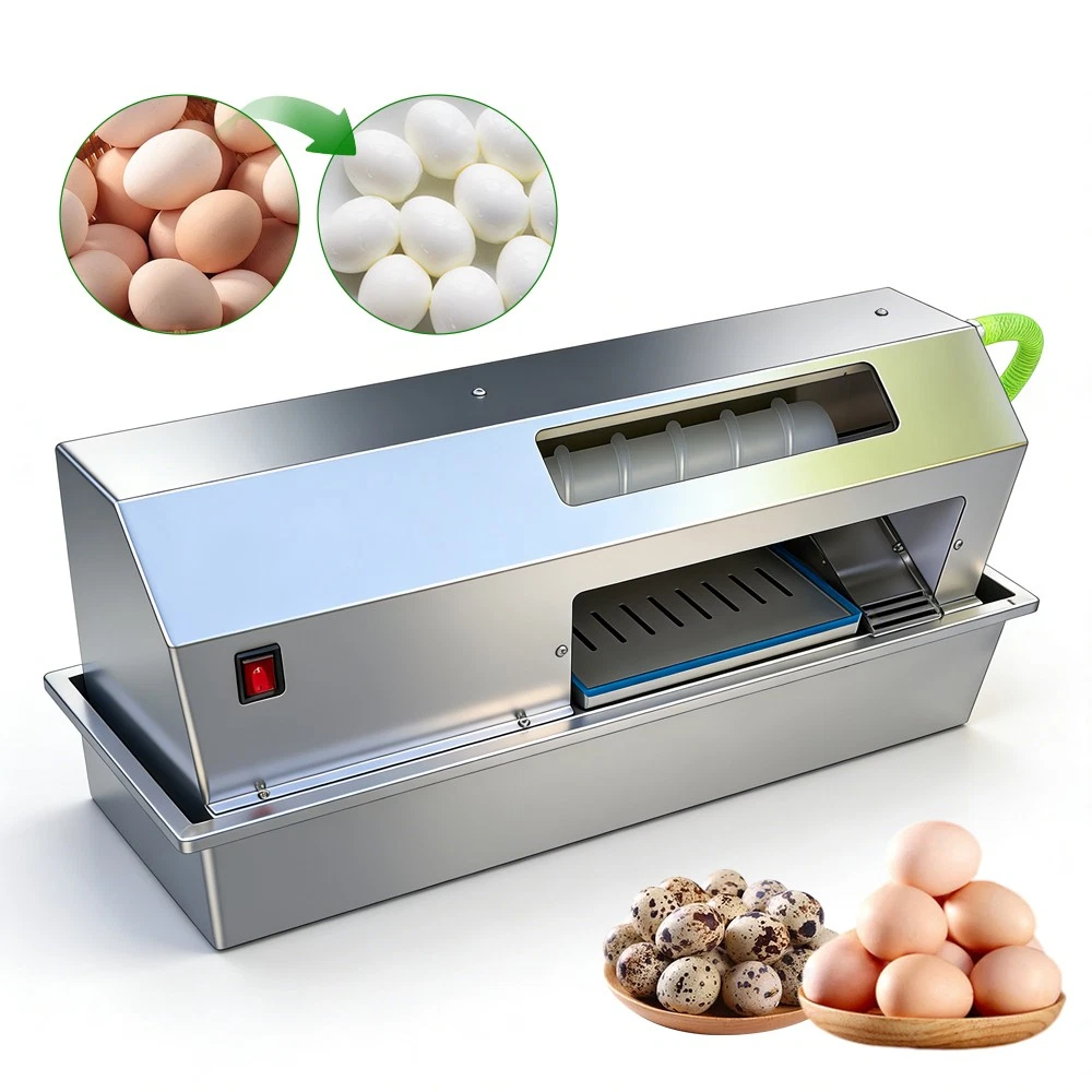 Electric Egg Peeler Automatic Quail Egg Peeler Machine With Water Circulation