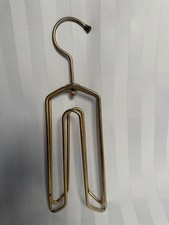 Vintage Swivel Gold Tone Hanger For Ties Purses Belts 12  . Good Condition.