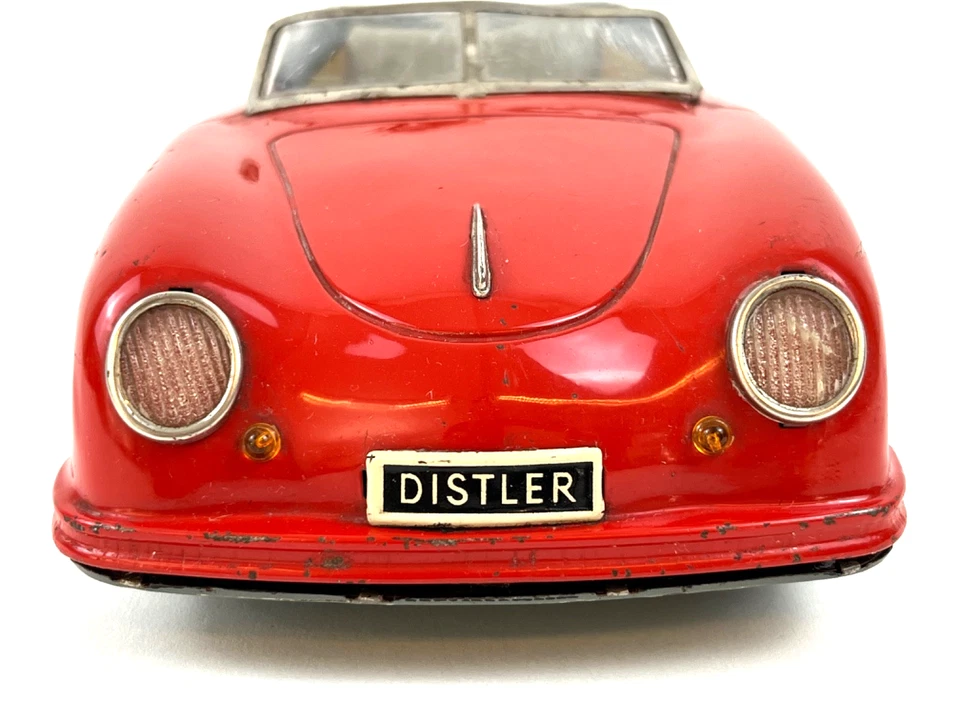 Spielzeug Auto Porsche 356 Distler Electro Matic 7500 mit Zündschlüssel - Bild 4 von 4