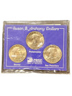 1979 P D S Susan B Anthony Dollar 3 Coin Set from Littleton Coin Co — photo 1