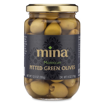 Green Olives Pitted 12.5 Oz - Delicious Pitted Green Olives Keto and Paleo Sna