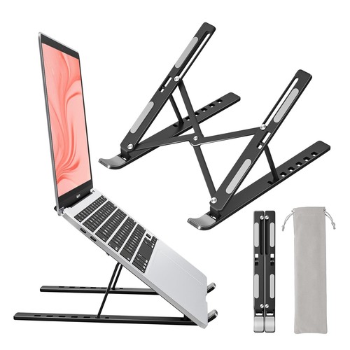Sopholid Laptop Stand for Desk, Aluminum Metal MacBook Stand, Computer Riser ...