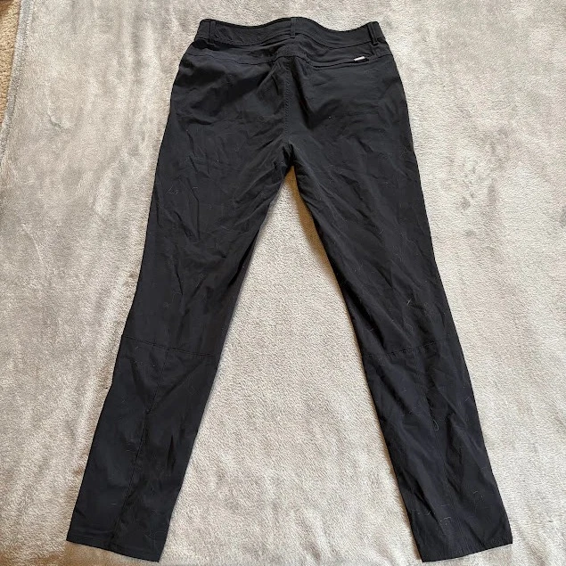 Eddie Bauer Women's Fleece Lined Tech Pants Size 10 Charcoal Gray - Image 2 of 4