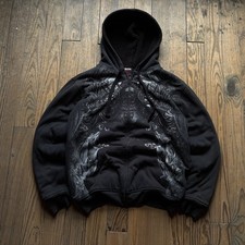 Vintage 00s MMA Elite Sherpa Lined Grunge Y2K...