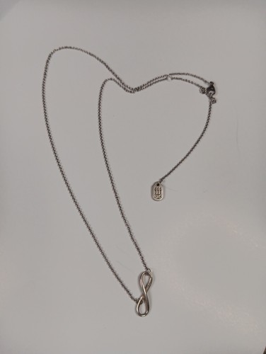 James Avery Sterling Silver Petite Infinity Necklace 17-19" Beautiful!!