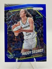 2025 Panini Prizm WNBA #50 Maddy Siegrist Blue Velocity Prizms