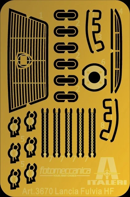 ITALERI LANCIA FULVIA HF Rally Montecarlo 1972 scala 1:24 cod.3670 - Immagine 3 di 4