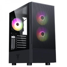 ITEK CASE SIISBE 3.0 - GAMING MIDDLE TOWER, 3X12CM ARGB FAN, USB3, SIDE PANEL TE