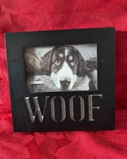 Malden Good Doggie Picture Frame For 4x6  Photo W/Cream Mat Woof Paw Prints