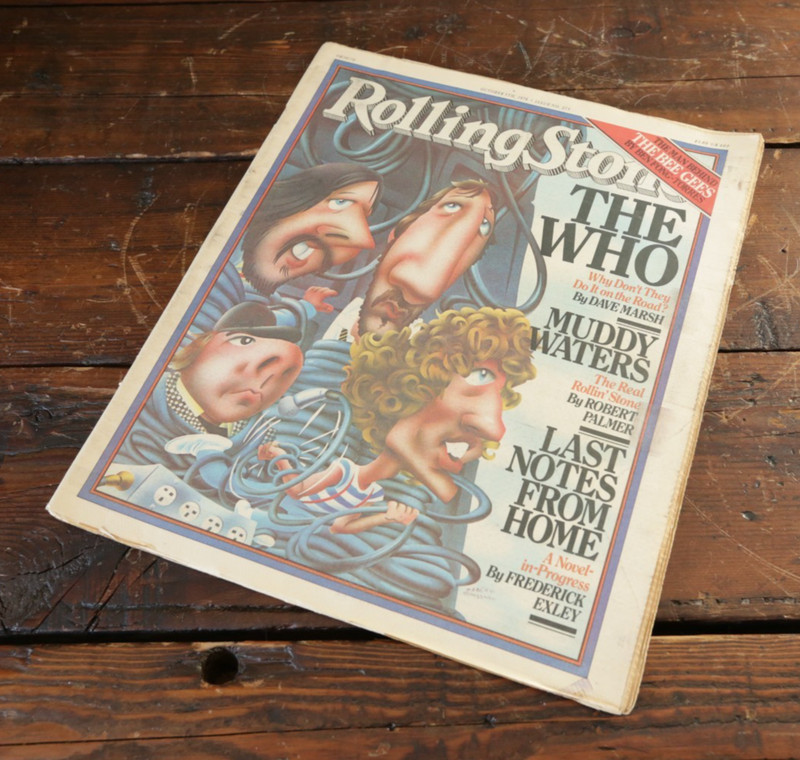 ROLLING STONE MAGAZINE #275 Oct 1978 THE WHO Muddy Waters Used