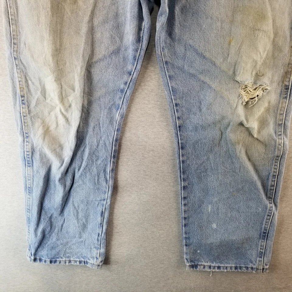 Rustler Jeans Men's Sz 36x29 VTG Light Wash 98% Cotton Normcore Workcore Durable - Image 4 of 4