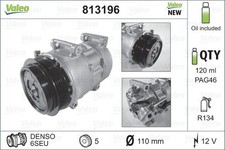 1 x Klimakompressor VALEO 813196 für