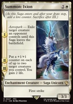 Magic/MTG Summon: Ixion FIC-27 Rare Deutsch Neu