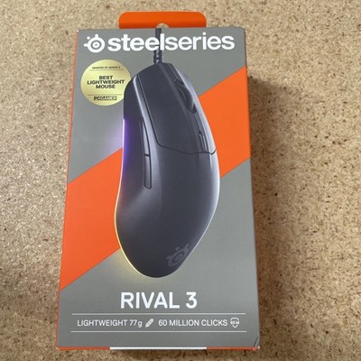 Steelseries 62702 RIVAL 3 WIRED GEN 2 - BLACK GAMING MOUSE NEW