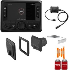 Wet Sounds WS-MC-20 2-Zone Media Center w/ WS-G2-NEMA-20  Flush Mount Kit