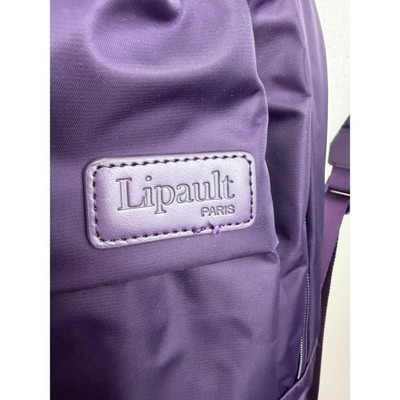 Lipault Paris Plume Purple Nylon Backpack Large Lightweight Travel Bag Lipault Paris Plume Purple Nylon Backpack Large Lightweight  main image 4