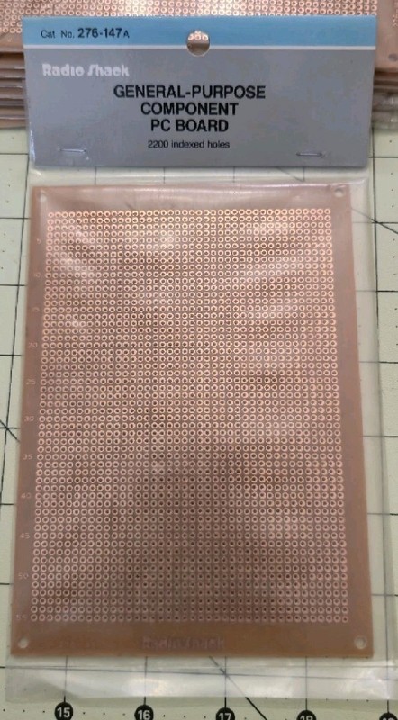NOS RadioShack 276-147A General-Purpose PC Board 2200 Indexed holes 
