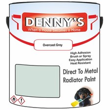 Dennys High Temp Radiators Paint - Overcast Grey
