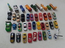 Huge Lot of 40 Mixed Toy Cars Trucks Vehicles Motorcycle Helicopter Made China