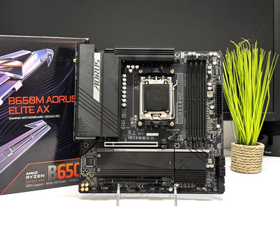 GIGABYTE B650M AORUS ELITE AX AM5 DDR5 PCIe 5.0 WiFi 6E Open Box