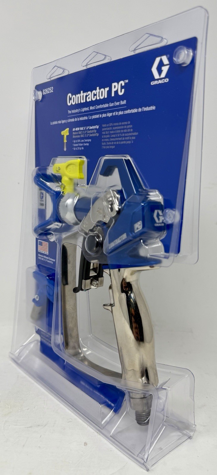 New Graco 826252 Contractor PC Compact RAC X Airless Paint Spray Gun SHIPS FREE!