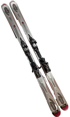 K2 Apache Outlaw Skis 181cm w/ Marker Titanium 12.0 Bindings Silver All-Mountain