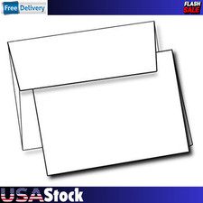 Heavyweight White Blank Cards With White Envelopes 5x 7 Greeting Cards Blan