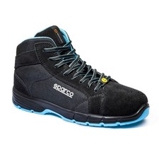Sparco Horizon-H Fargo S3S ESD Safety Shoes - Black/Blue - UK 8/EU 42 - BNIB
