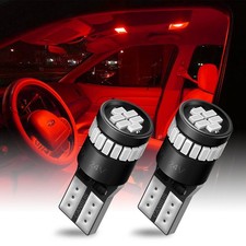 AUXITO T10 Red LED Inner Tail Bulb Light Super Bright 2825 168 192 194 175 2821