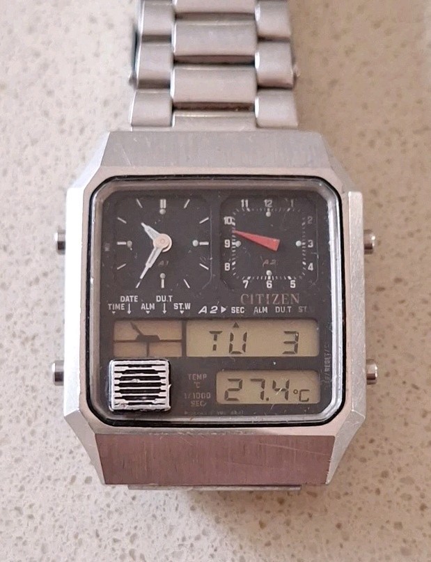 Temp 084659 Citizen GN-4-S Vintage Made In Ana Digi TA 8981 Watch Mens Japan - vintagewatches.pk