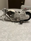 Incomplete Vintage 1950s Bandai Meguro 500cc Tin Toy Motorcycle. For Parts.