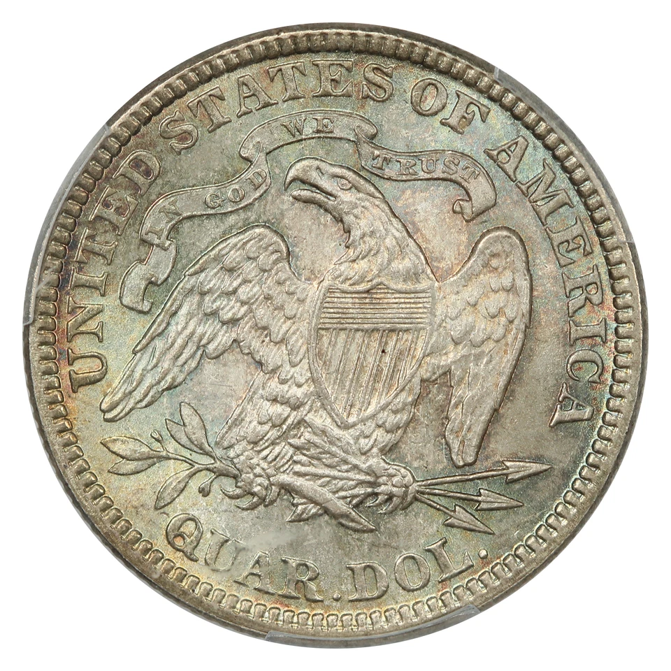 1891 25C PCGS/CAC MS66+ - Liberty Seated Quarter - Image 4 of 4