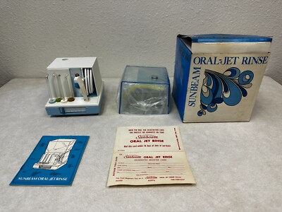 New Vintage Sunbeam Oral-Jet Rinse Orthodontic Cleaning